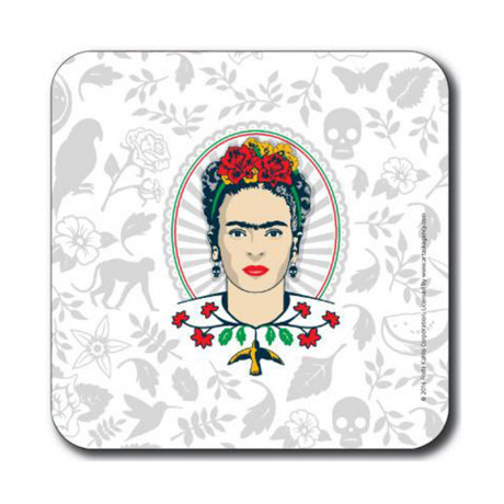 Frida Kahlo Glasunderlägg Head